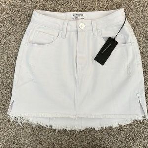 One Teaspoon size 26 white mini skirt